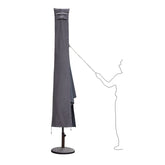 Sekey 220 x 30/50 cm protective cover for 400 cm parasol, made of Oxford fabric